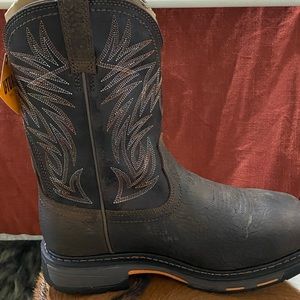 workhog waterproof metguard composite toe work boot